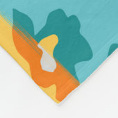 Kleurrijke Abstracte huidachtergrond van luipaarde Fleece Deken (Hoek)