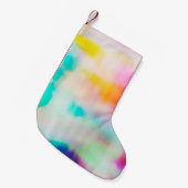  kleurrijke abstracte illustratieachtergrond. kleine kerstsok (Voorkant (Hangend))