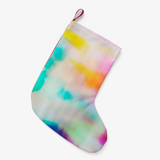 kleurrijke abstracte illustratieachtergrond. kleine kerstsok (Voorkant (Hangend))