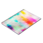 kleurrijke abstracte illustratieachtergrond. notitieboek (Linkerzijde)