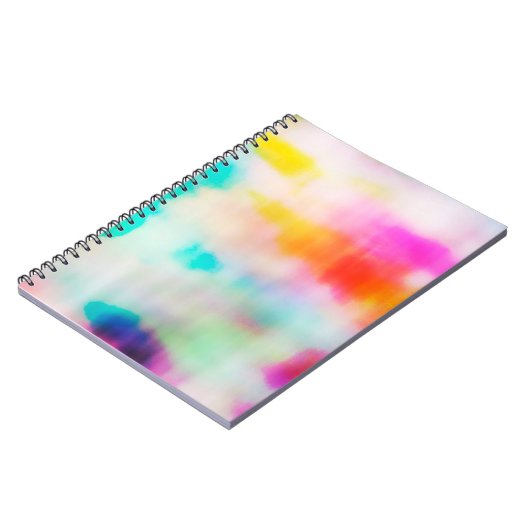  kleurrijke abstracte illustratieachtergrond. notitieboek (Linkerzijde)