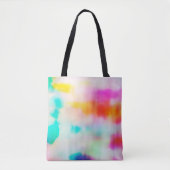 kleurrijke abstracte illustratieachtergrond. tote bag (Voorkant)