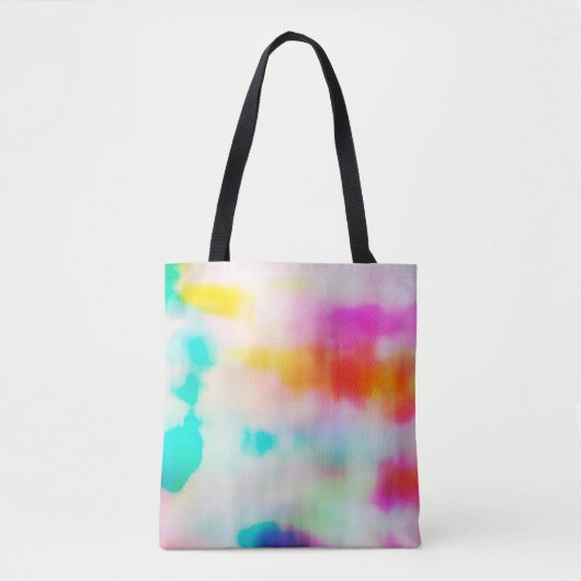  kleurrijke abstracte illustratieachtergrond. tote bag (Voorkant)
