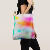  kleurrijke abstracte illustratieachtergrond. tote bag (Dichtbij)