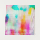  kleurrijke abstracte illustratieachtergrond. wandkleed (Voorkant (horizontaal))