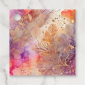 Kleurrijke Abstracte Ink Art Gift Labels (Voorkant)