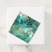 Kleurrijke Abstracte Ink Art Gift Labels (In situ)