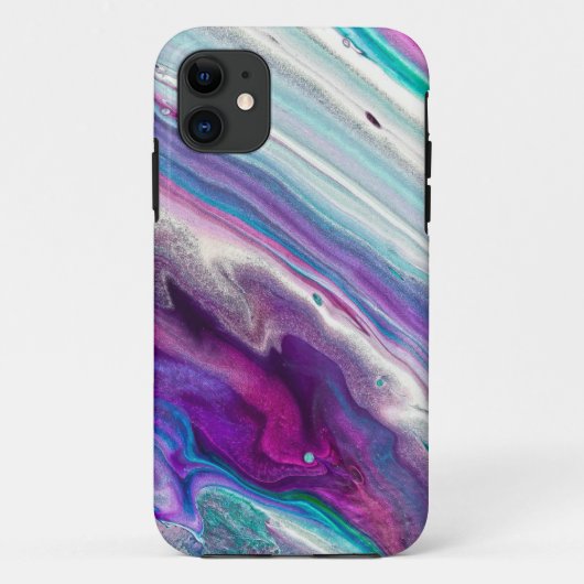 Kleurrijke Abstracte Ink Paint Swirl | Custom Case-Mate iPhone Case (Achterkant)