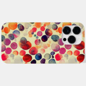 Kleurrijke Abstracte Inktbellen Stippen Case-Mate iPhone Case (Achterkant (horizontaal))