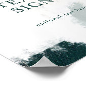 Kleurrijke Abstracte Kaarten en Geschenken Aangepa Poster (Hoek)