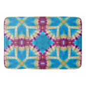 Kleurrijke Abstracte Kaleidoscoop Tie Dye Pattern Badmat (Voorkant)