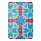 Kleurrijke Abstracte Kaleidoscoop Tie Dye Pattern Badmat (Voorkant Verticaal)