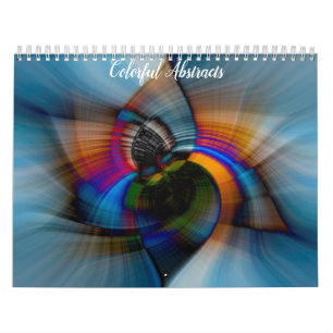 Kleurrijke Abstracte Kalender