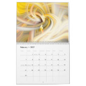 Kleurrijke Abstracte Kalender (Feb 2027)