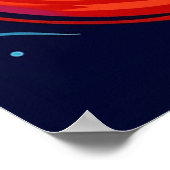 Kleurrijke abstracte katten poster (Hoek)