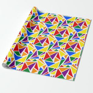 Kleurrijke Abstracte Klassieke LGBTQ-regenboogvlag Cadeaupapier