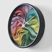 Kleurrijke Abstracte klok: Modern Home Decor (Hoek)