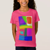 Kleurrijke Abstracte Kunst 16 T-shirt (Voorkant)