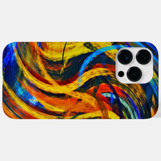 Kleurrijke Abstracte kunst #2 Case-Mate iPhone Case (Achterkant (horizontaal))