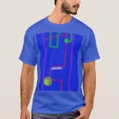 Kleurrijke Abstracte Kunst 3 T-shirt (Voorkant)