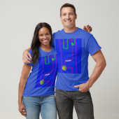 Kleurrijke Abstracte Kunst 3 T-shirt (Unisex)