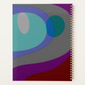 Kleurrijke Abstracte kunst 613 Planner (Achterkant)