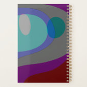Kleurrijke Abstracte kunst 613 Planner (Achterkant)