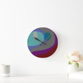 Kleurrijke Abstracte kunst 613 Ronde Klok (Huis)