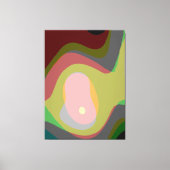 Kleurrijke Abstracte Kunst 921 Canvas Afdruk (Voorkant)