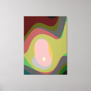 Kleurrijke Abstracte Kunst 921 Canvas Afdruk