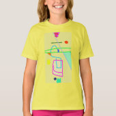 Kleurrijke Abstracte Kunst 9 T-shirt (Voorkant)