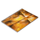 kleurrijke abstracte kunst achtergrond notitieboek (Linkerzijde)