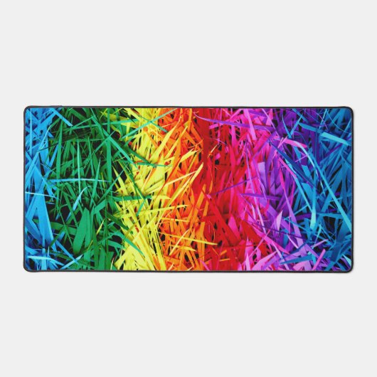 Kleurrijke abstracte kunst bureaumat (Voorkant)