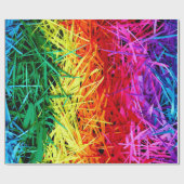 Kleurrijke abstracte kunst cadeaupapier (Vlak)