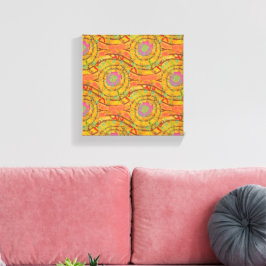 Kleurrijke Abstracte Kunst Canvas Afdruk