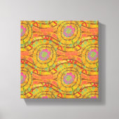 Kleurrijke Abstracte kunst Canvas Afdruk (Voorkant)