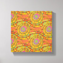 Kleurrijke Abstracte kunst Canvas Afdruk