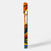Kleurrijke Abstracte kunst Case-Mate iPhone Case (Achterkant / Links)