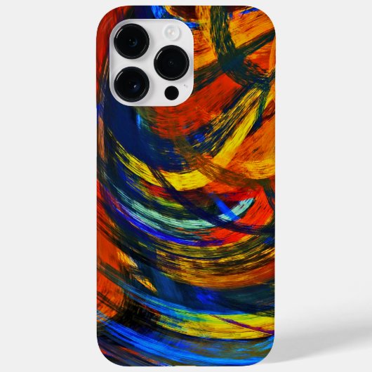 Kleurrijke Abstracte kunst Case-Mate iPhone Case (Achterkant)