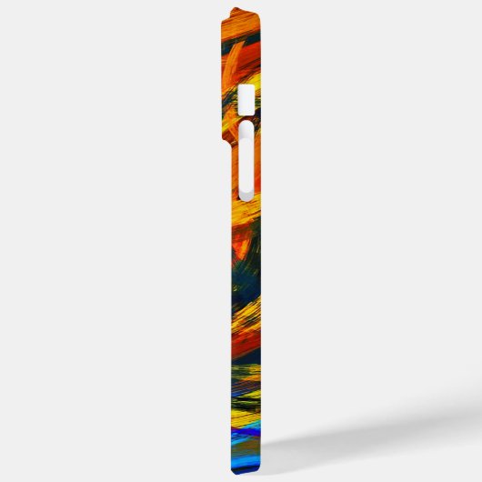 Kleurrijke Abstracte kunst Case-Mate iPhone Case (Achterkant / Links)