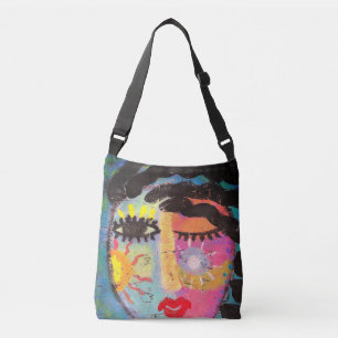 Kleurrijke Abstracte kunst Crossbody Tas