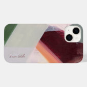 Kleurrijke Abstracte kunst Custom Name Case-Mate iPhone Case (Achterkant (horizontaal))