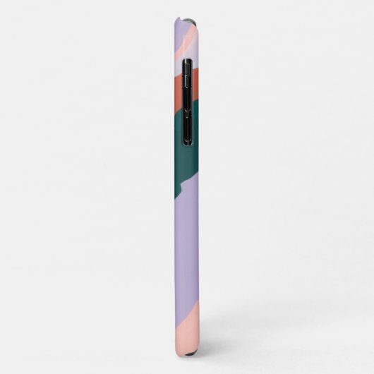 Kleurrijke Abstracte kunst Custom Name Case-Mate iPhone Case (Achterkant/links)