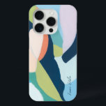 Kleurrijke Abstracte kunst Custom Name iPhone 15 Pro Case<br><div class="desc">Bescherm je telefoon met dit kleurrijke hoesje. Dit ontwerp is voorzien van abstracte kunst met de hand geschilderd door mij. U kunt de tekst personaliseren met jouw naam. Alle kunstwerken in mijn winkel (ByEunmee) zijn door mij met de hand geschilderd. © Eun Mi Kim © Eunmee Studio</div>