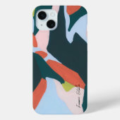 Kleurrijke Abstracte kunst Custom Name Case-Mate iPhone Case (Achterkant)