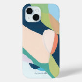 Kleurrijke Abstracte kunst Custom Name Case-Mate iPhone Case (Achterkant)