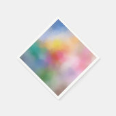 Kleurrijke Abstracte Kunst Elegante Moderne Sjablo Servet (Hoek)