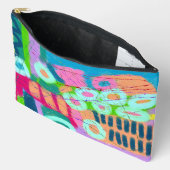 Kleurrijke Abstracte Kunst Etui (Open)