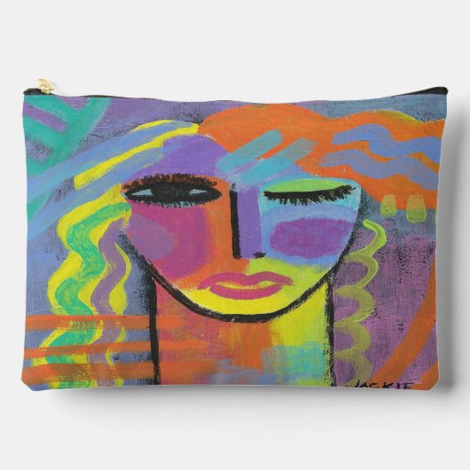 Kleurrijke Abstracte kunst Etui (Voorkant)