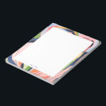 Kleurrijke Abstracte Kunst Gepersonaliseerd Notitieblok<br><div class="desc">Dit gepersonaliseerde notitieblok ontwerp beschikt over een prachtige handgeschilderde waterverf abstracte kunst. Pas de tekst met jouw naam en gebruik het voor elke gelegenheid of bedrijf. Meer bijpassende producten zijn verkrijgbaar bij mijn winkel ByEunMee.</div>
